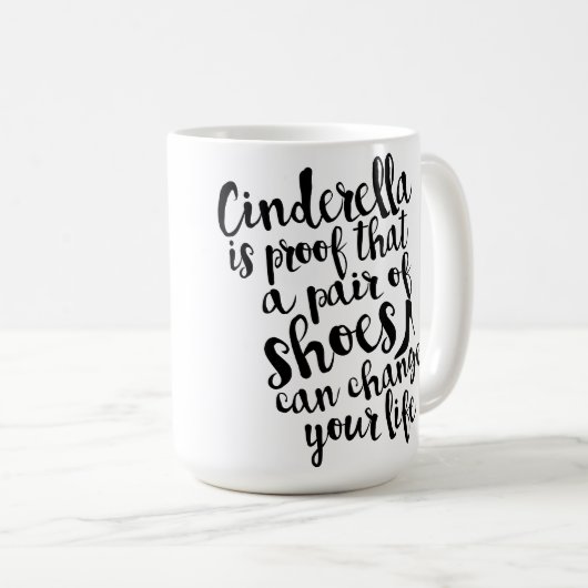 Een paar schoenen kunnen de Mok van uw levensoffer (Voorkant rechts)