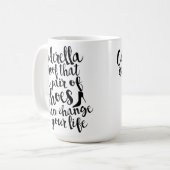 Een paar schoenen kunnen de Mok van uw levensoffer (Voorkant links)