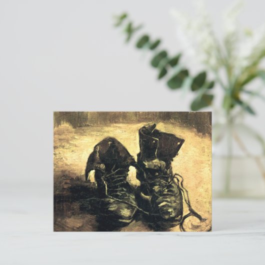 Een paar schoenen - Van Gogh Briefkaart (Staand voorkant)