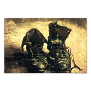 Een paar schoenen - Van Gogh Foto Afdruk