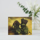 Een paar schoenen van Vincent van Gogh Briefkaart (Staand voorkant)