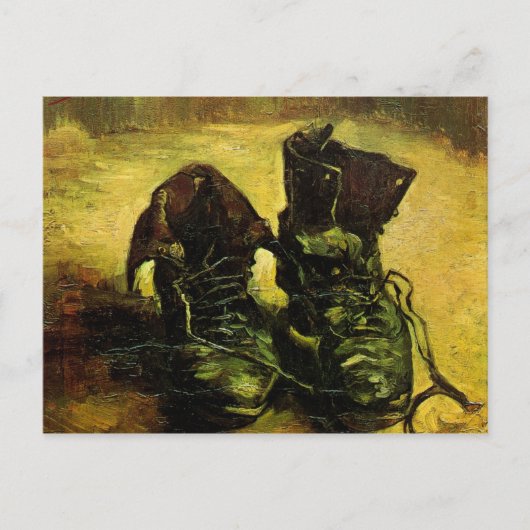Een paar schoenen van Vincent van Gogh Briefkaart (Voorkant)