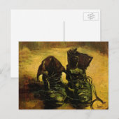 Een paar schoenen van Vincent van Gogh Briefkaart (Voorkant / Achterkant)