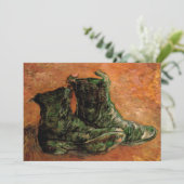 Een paar schoenen van Vincent van Gogh Kaart (Staand voorkant)