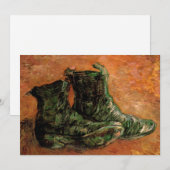 Een paar schoenen van Vincent van Gogh Kaart (Voorkant / Achterkant)