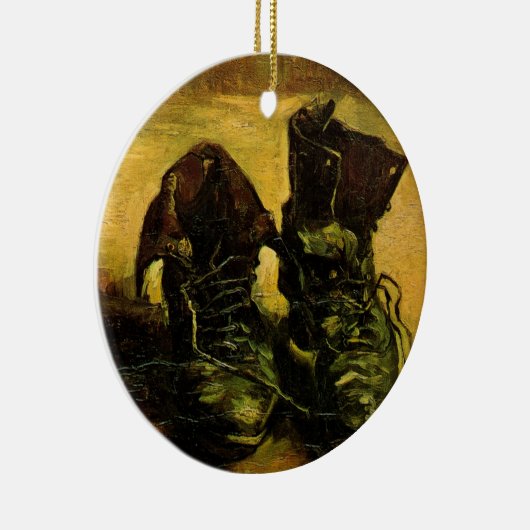 Een paar schoenen van Vincent van Gogh Keramisch Ornament (Rechts)