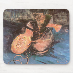 Een paar schoenen van Vincent van Gogh,  kunst Muismat