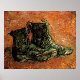 Een paar schoenen van Vincent van Gogh Poster