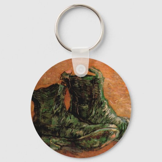 Een paar schoenen van Vincent van Gogh Sleutelhanger (Voorkant)