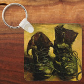 Een paar schoenen van Vincent van Gogh Sleutelhanger (Voorkant)