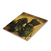 Een paar schoenen van Vincent van Gogh Tegeltje (Zijkant)