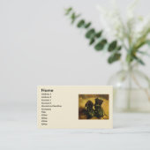 Een paar schoenen van Vincent van Gogh Visitekaartje (Staand voorkant)