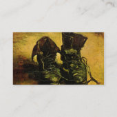 Een paar schoenen van Vincent van Gogh Visitekaartje (Achterkant)