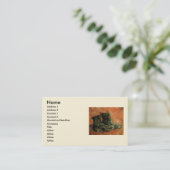 Een paar schoenen van Vincent van Gogh Visitekaartje (Staand voorkant)