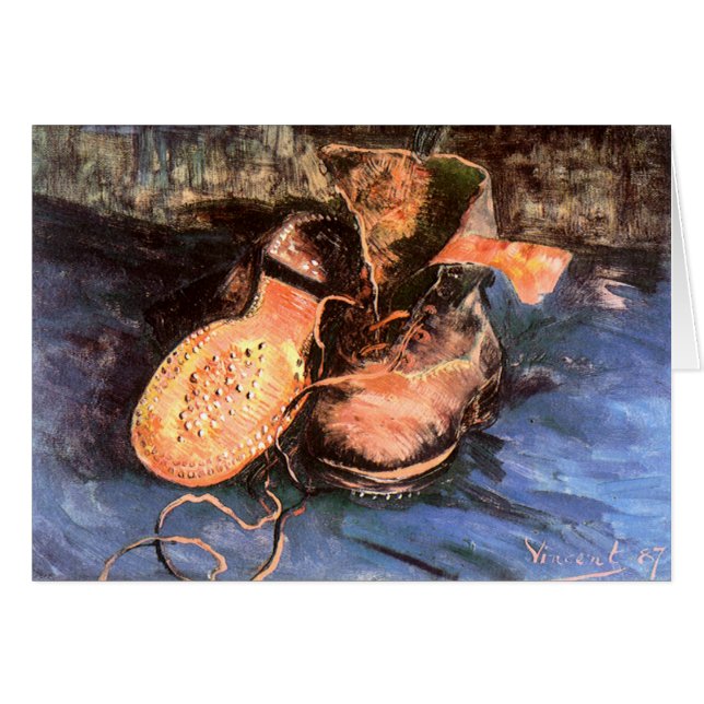 Een paar schoenen, Vincent Van Gogh (Voorkant Horizontaal)