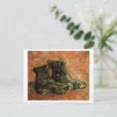 Een paar schoenen, Vincent van Gogh Briefkaart (Staand voorkant)
