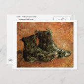 Een paar schoenen, Vincent van Gogh Briefkaart (Voorkant / Achterkant)