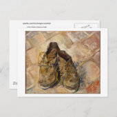 Een paar schoenen, Vincent van Gogh Briefkaart (Voorkant / Achterkant)