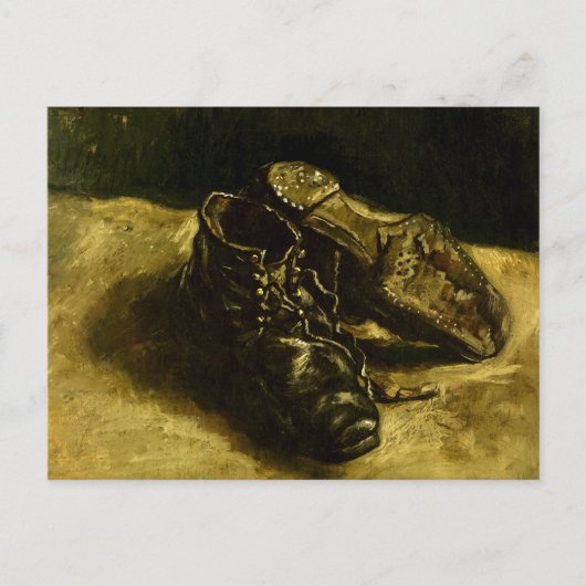 Een paar schoenen, Vincent van Gogh Briefkaart (Voorkant)