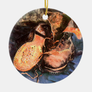 Een paar schoenen, Vincent Van Gogh Keramisch Ornament