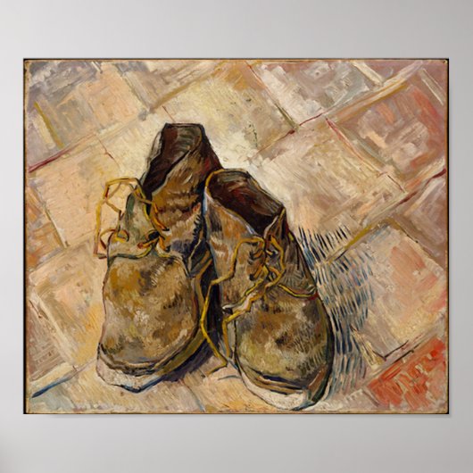 Een paar schoenen, Vincent van Gogh Poster (Voorkant)