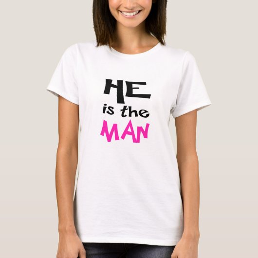 Een paar Shirten - Hij is het Man T-shirt (Voorkant)