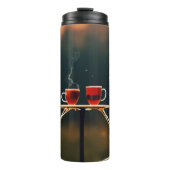 Een paar Skelton illustratie Afbeelding Thermosbeker (Voorkant)