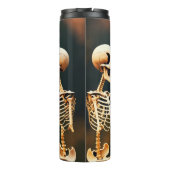 Een paar Skelton illustratie Afbeelding Thermosbeker (Achterkant)