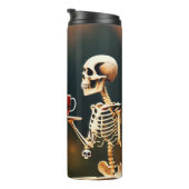 Een paar Skelton illustratie Afbeelding Thermosbeker (Geroteerd rechts)