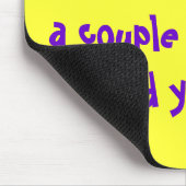 Een paar snaren om je hand vast te houden... muismat (Hoek)