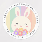 Een paar sterrenregenboogdagen Bedankt voor het ko Labels (Design 1)