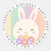 Een paar sterrenregenboogdagen Bedankt voor het ko Ronde Sticker (Voorkant)