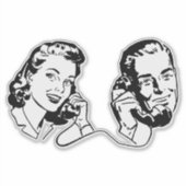 Een paar telefoontjes sticker (Voorkant)