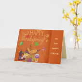 EEN PAAR THANKSGIVING KAART (Gele Bloem)