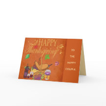 EEN PAAR THANKSGIVING KAART