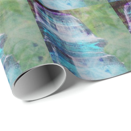 Een paar tuinherinneringen, een  glazen isolator cadeaupapier (Rol Hoek)