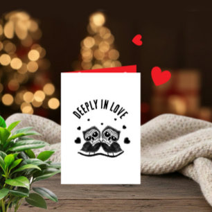 Een paar uilen kaart