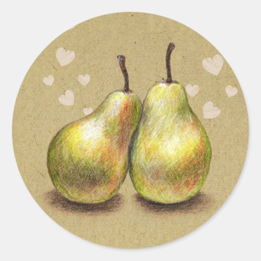 Een paar van de zoetste peren Sticker (Voorkant)