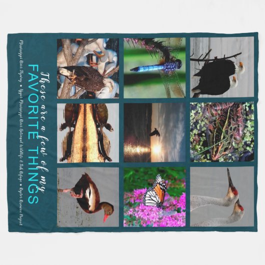 Een paar van mijn favoriete dingen: Mississippi Fl Fleece Deken (Voorkant (Horizontaal))