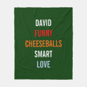 Een paar van mijn favoriete feestdagen fleece deken (Voorkant)