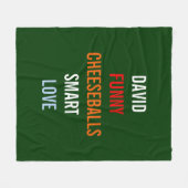 Een paar van mijn favoriete feestdagen fleece deken (Voorkant (Horizontaal))