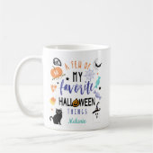 Een paar van mijn favoriete halloween-monogram koffiemok (Links)
