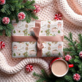 Een paar van mijn favoriete kerstcadeaumonogram cadeaupapier