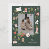 Een paar van onze favoriete kerstfoto's feestdagenkaart (Voorkant)