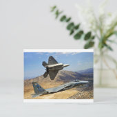 EEN PAAR VAN ROOFVOGEL BRIEFKAART (Staand voorkant)