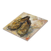 Een Paar van Shoes Vincent van Gogh schilderij Tegeltje (Zijkant)
