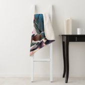 Een paar verliefd op vliegende harten - Deken (In situ)