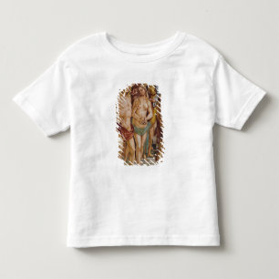 Een paar vol met een engel, detail kinder shirts