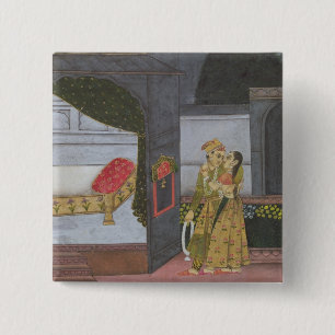 Een paar voorbeelden uit de Malavi Ragini Vierkante Button 5,1 Cm