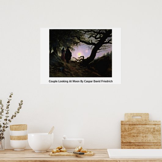 Een paar voorbeelden van Caspar David Friedrich Poster (Keuken)